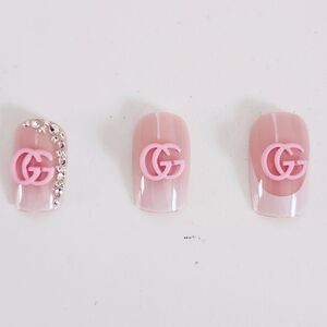 Luxury Nail Charms Pink